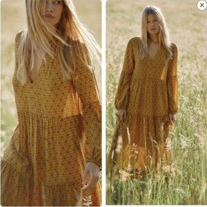 Maeve By Anthropology Tiered Maxi Dress | Size S